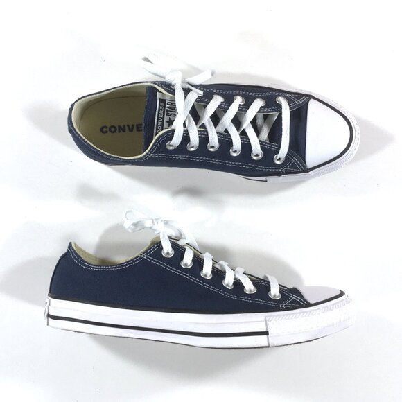 Converse Chuck Taylor All Star Low Womens Size 10 Blue Canvas W9697 - Picture 1 of 9